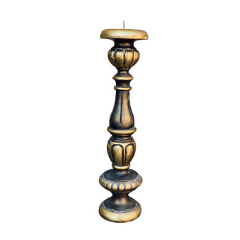 Gold Handcrafted Timber Candlesticks I