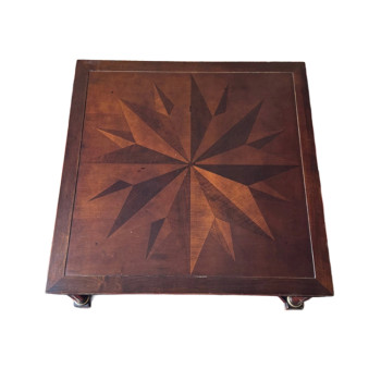 Square Baker Marquetry Coffee Table