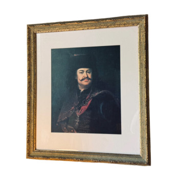 Portrait Print in Aged Gold Frame