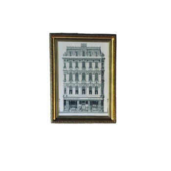 Architecture in Piccadilly Gilt Framed Print