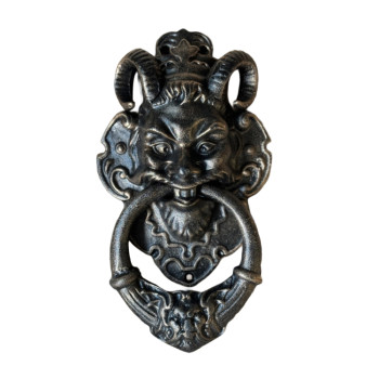 Large Gargoyle Cast Iron Door Knocker