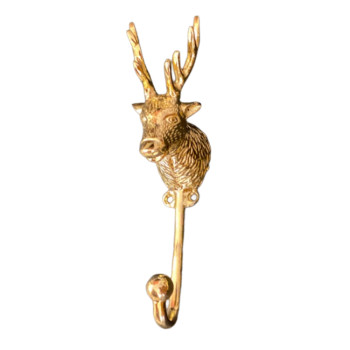 Brass Deer Hook