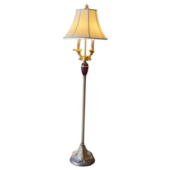 Ornate Gilt Floor Lamp