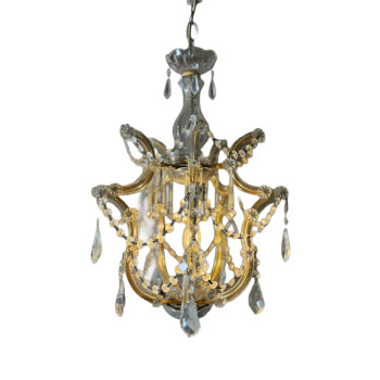 Cut Glass Pendant Chandelier