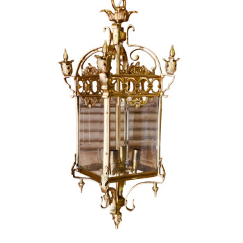 Ornate Brass Coach Carriage Lantern