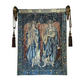 Large Angeli Laudantes Tapestry Hanging after William Morris