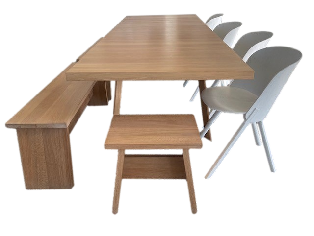 Tadeo Table and E15 Chairs Benches and Stools Dining Setting